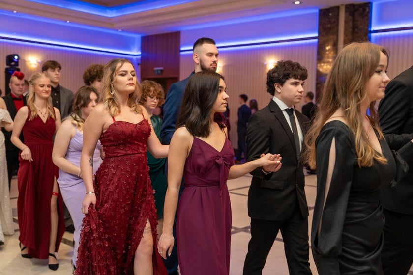 Studni&oacute;wka uczni&oacute;w Technikum nr XV im. Marii Skłodowskiej-Curie we Wrocławiu w Hotelu Haston (3 lutego 2024)