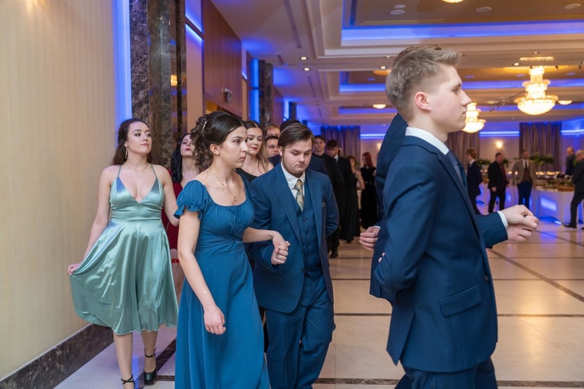 Studni&oacute;wka uczni&oacute;w Technikum nr XV im. Marii Skłodowskiej-Curie we Wrocławiu w Hotelu Haston (3 lutego 2024)