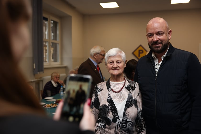 Noworoczne spotkanie Stowarzyszenia Polaków Represjonowanych przez III Rzeszę oraz Klubu Ludzi ze Znakiem "P". Wrocław, 07.02.2024