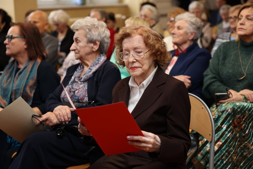 Noworoczne spotkanie Stowarzyszenia Polaków Represjonowanych przez III Rzeszę oraz Klubu Ludzi ze Znakiem "P". Wrocław, 07.02.2024