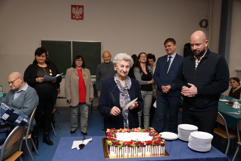 Noworoczne spotkanie Stowarzyszenia Polaków Represjonowanych przez III Rzeszę oraz Klubu Ludzi ze Znakiem "P". Wrocław, 07.02.2024