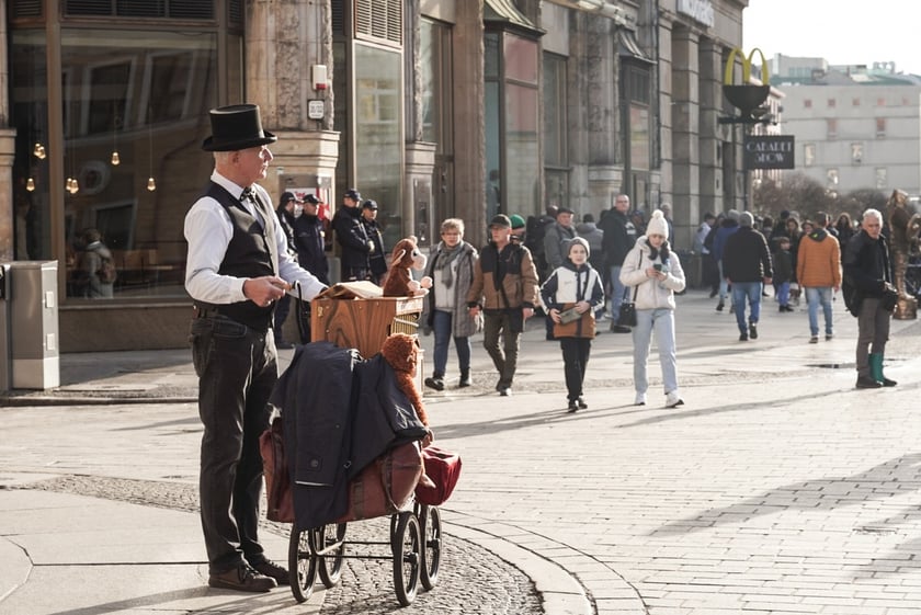 Ciepłe popołudnie we Wrocławiu, luty 2024