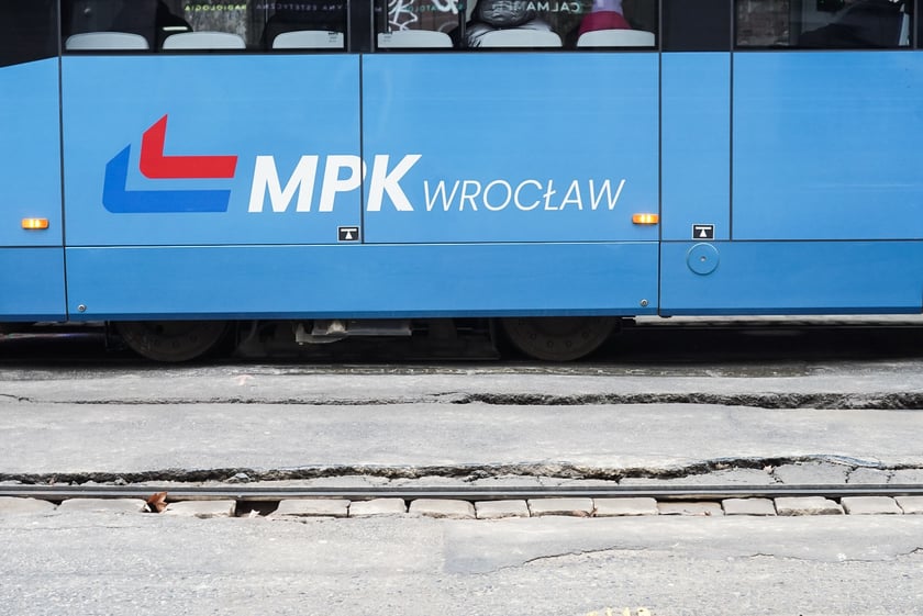 Ulica Pułaskiego we Wrocławiu, 19 lutego 2024 roku