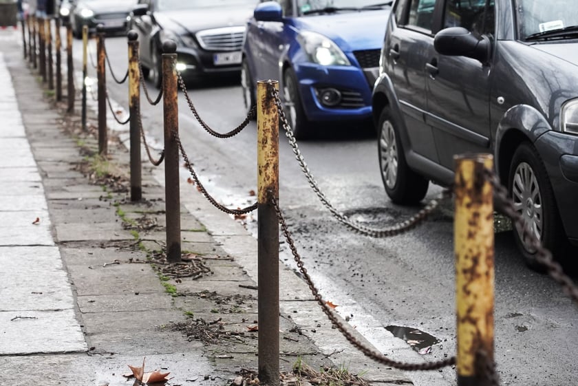Ulica Pułaskiego we Wrocławiu, 19 lutego 2024 roku