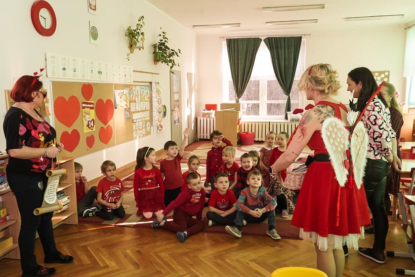 Walentynki w Przedszkolu nr 149 „Tęczowa Polanka” we Wrocławiu