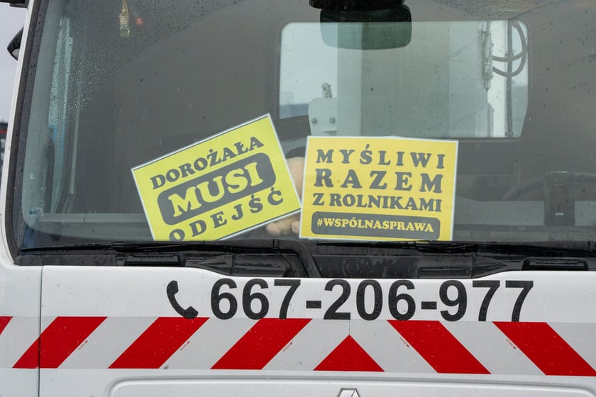 Protest rolników i myśliwych, Bielany Wrocławskie, 20.02.2024