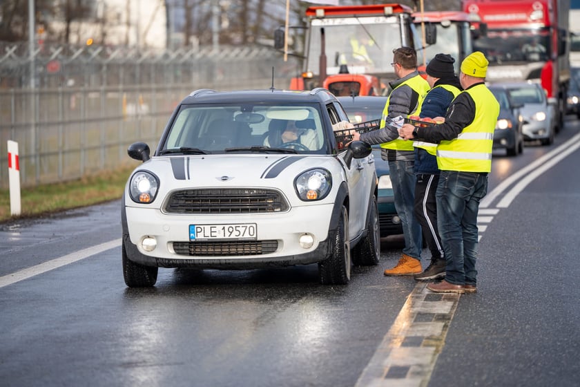 Protest rolników i myśliwych, Bielany Wrocławskie, 20.02.2024