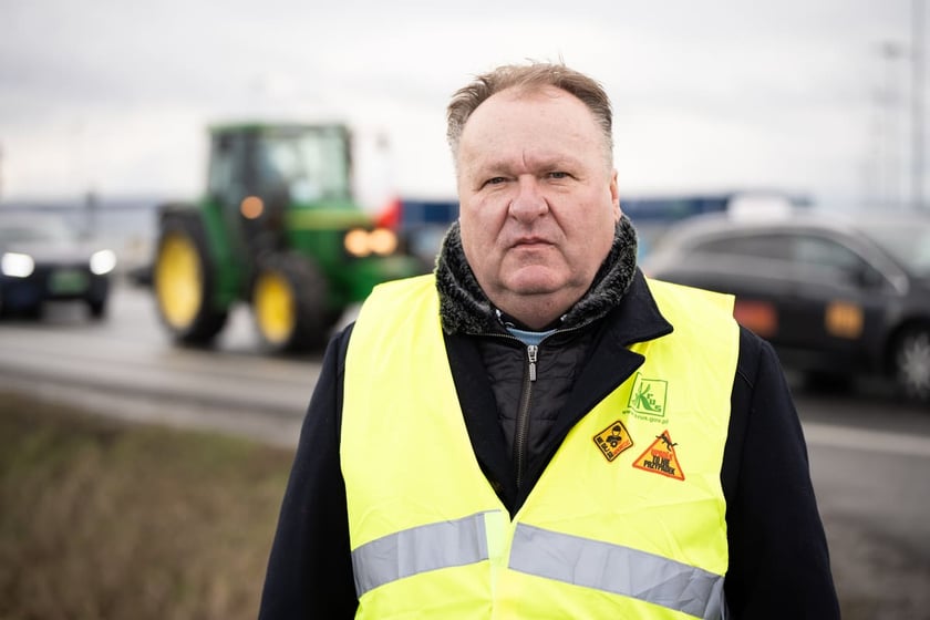 Protest rolników i myśliwych, Bielany Wrocławskie, 20.02.2024