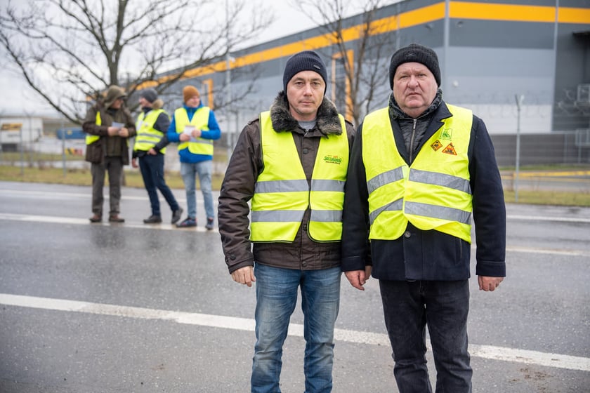 Protest rolników i myśliwych, Bielany Wrocławskie, 20.02.2024