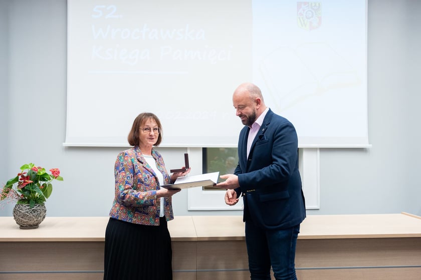 52. Wrocławska Księga Pamięci uhonorowała zasłużonych działaczy różnych dziedzin