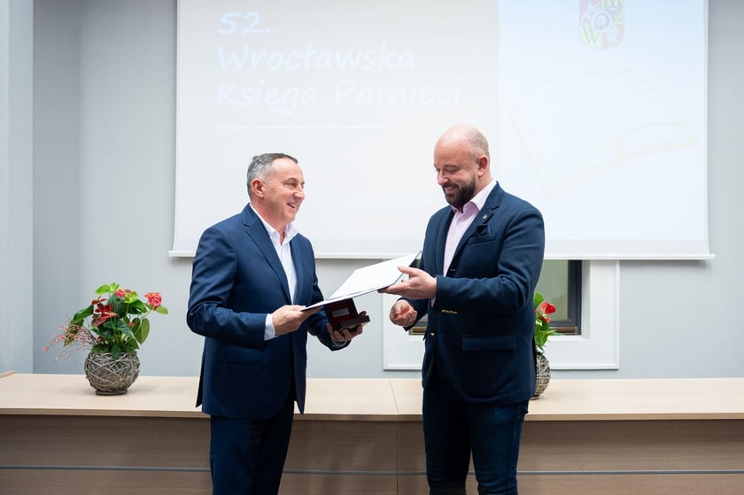 52. Wrocławska Księga Pamięci uhonorowała zasłużonych działaczy różnych dziedzin