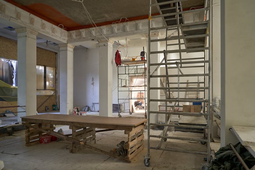 Wzgórze Partyzantów w remoncie, 31 stycznia 2024 roku