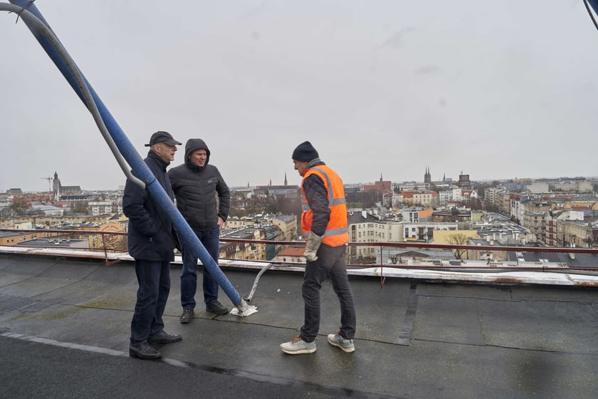 Pierwszy dzień badań konstrukcji Trzonolinowca, 22 lutego 2024 roku