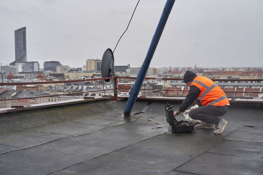 Pierwszy dzień badań konstrukcji Trzonolinowca, 22 lutego 2024 roku