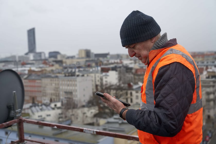 Pierwszy dzień badań konstrukcji Trzonolinowca, 22 lutego 2024 roku