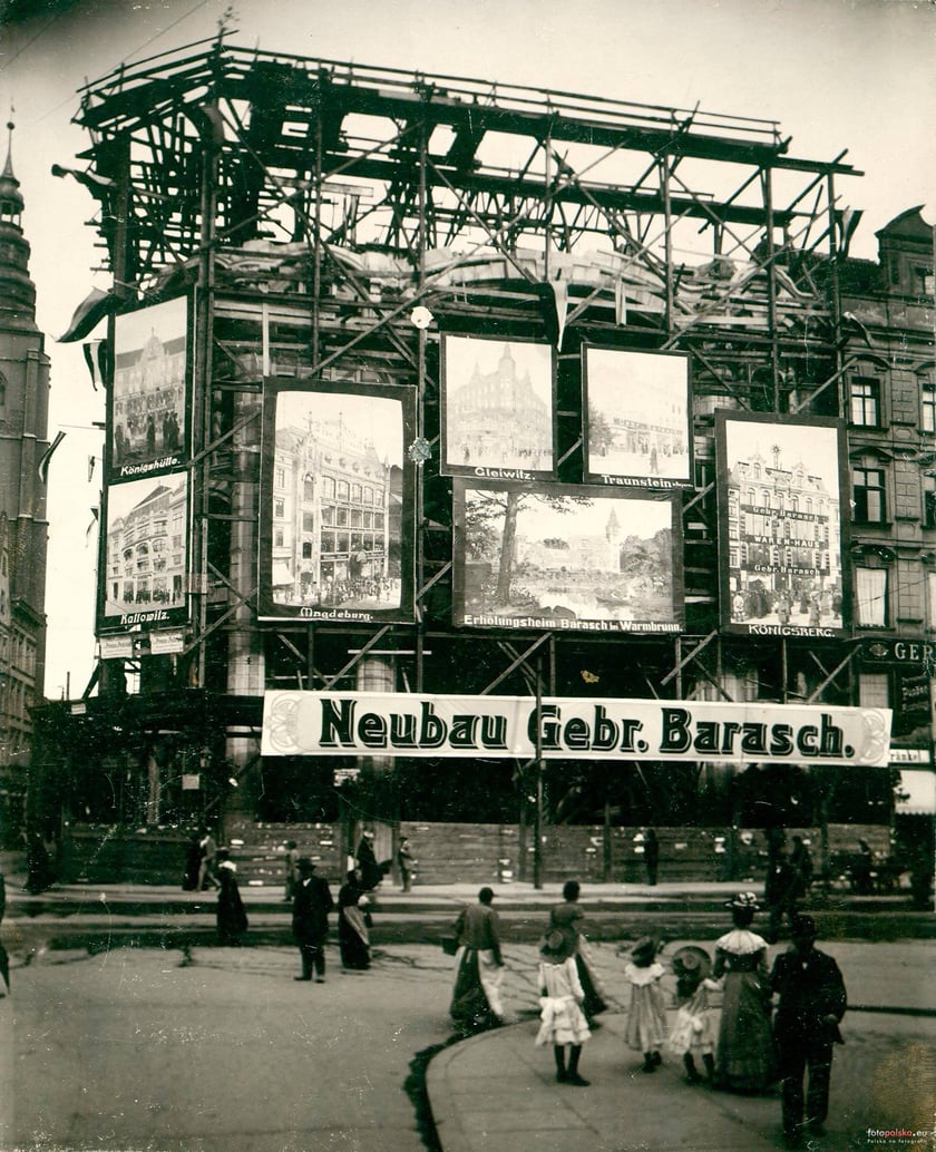 Dom handlowy braci Barasch 1904 r.