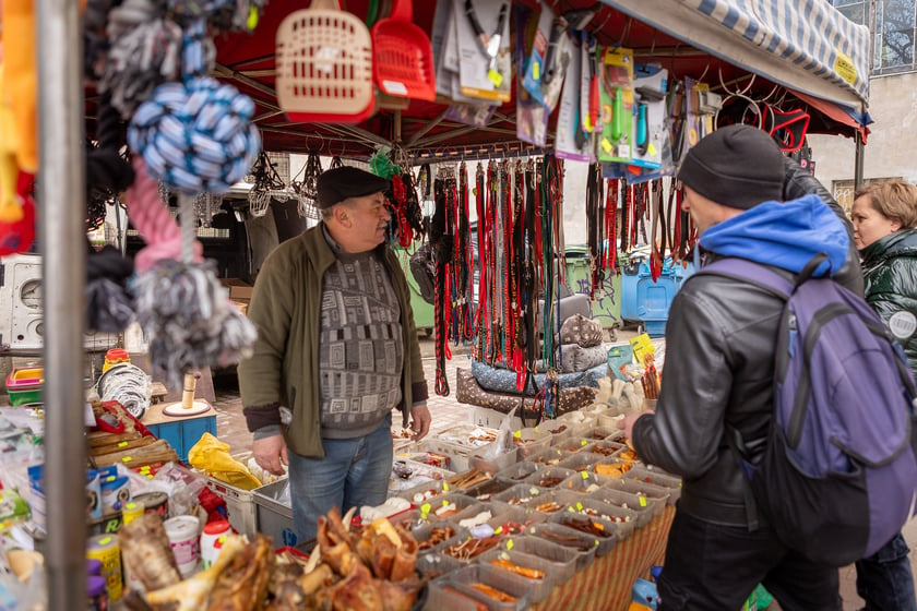 Bazar na dworcu Świebodzkim, luty 2024