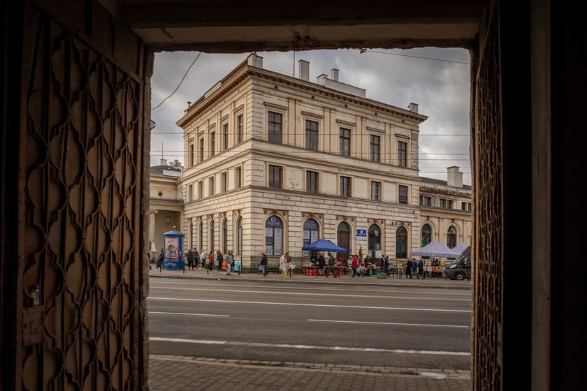 Bazar na dworcu Świebodzkim, luty 2024