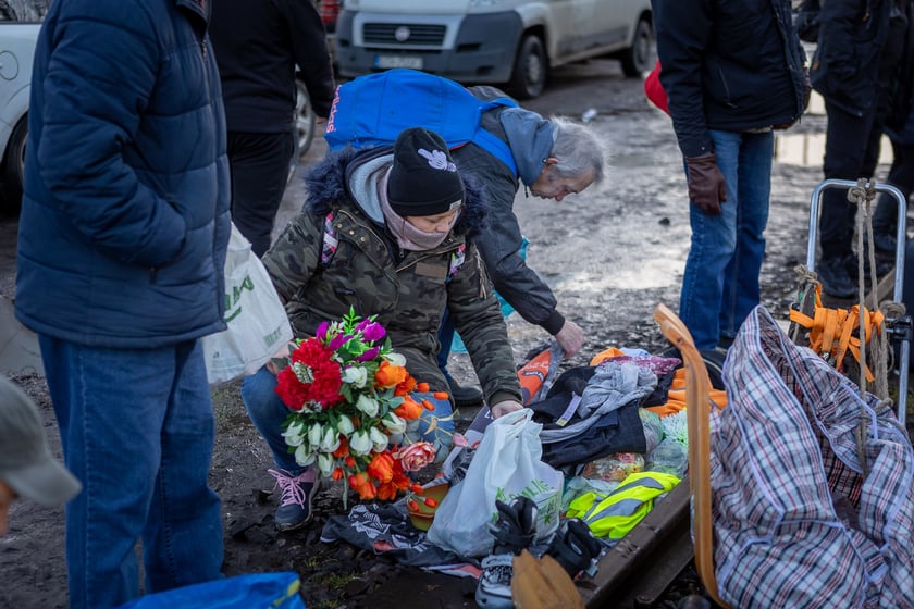 Bazar na dworcu Świebodzkim, luty 2024