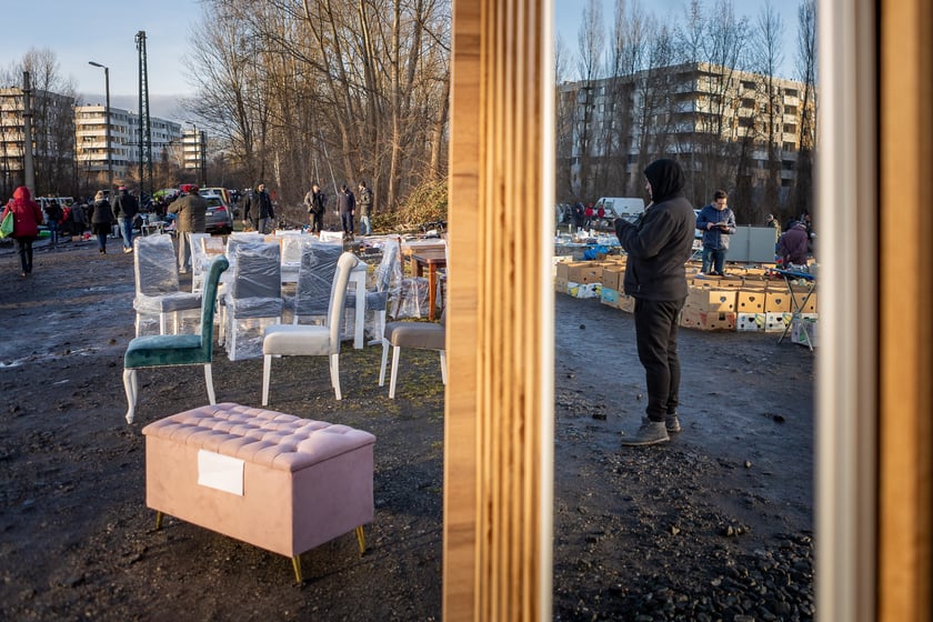 Bazar na dworcu Świebodzkim, luty 2024