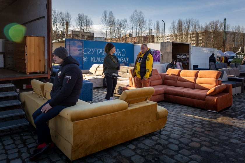 Bazar na dworcu Świebodzkim, luty 2024