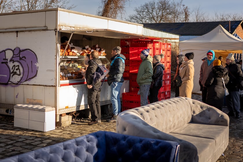 Bazar na dworcu Świebodzkim, luty 2024