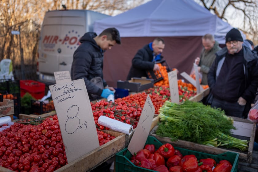 Bazar na dworcu Świebodzkim, luty 2024