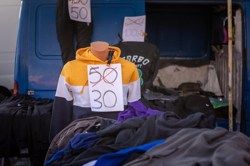 Bazar na dworcu Świebodzkim, luty 2024