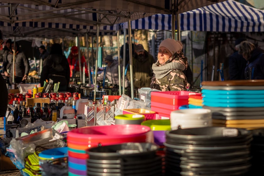 Bazar na dworcu Świebodzkim, luty 2024