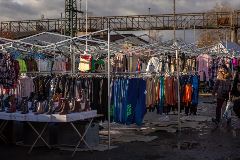 Bazar na dworcu Świebodzkim, luty 2024