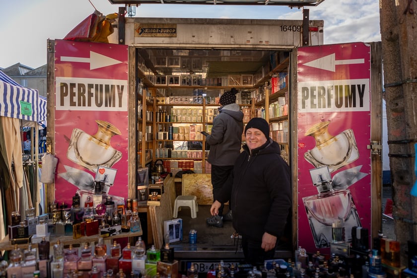 Bazar na dworcu Świebodzkim, luty 2024