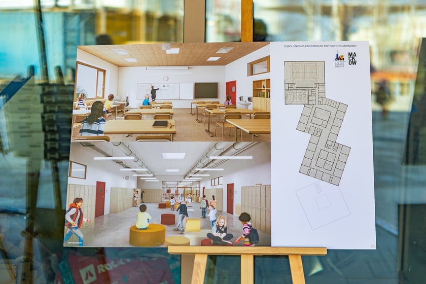 Dzień otwarty na budowie zespołu szkolno-przedszkolnego przy ul. Cynamonowej