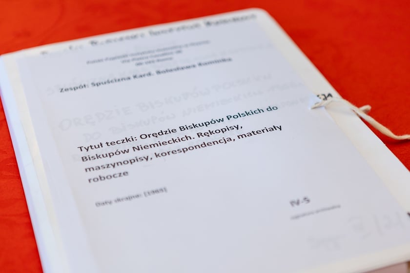 Prezentacja rękopisu listy kard. Bolesława Kominka i otwarcie wystawy
