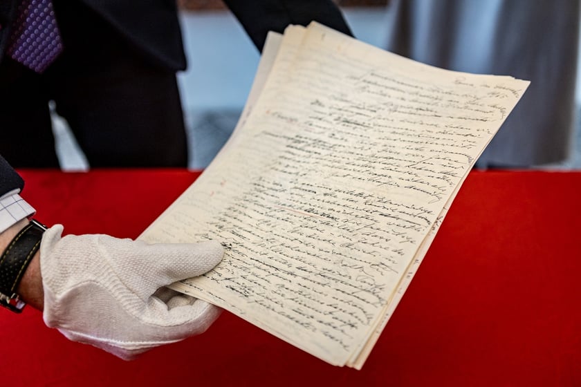 Prezentacja rękopisu listy kard. Bolesława Kominka i otwarcie wystawy