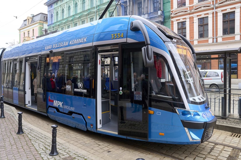 Nadanie tramwajowi imienia kard. Bolesława Kominka