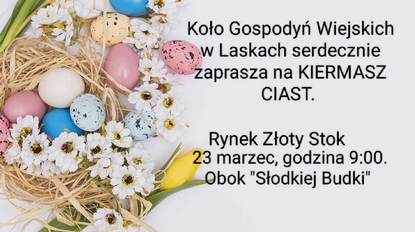 Kiermasz wielkanocny w Złotym Stoku