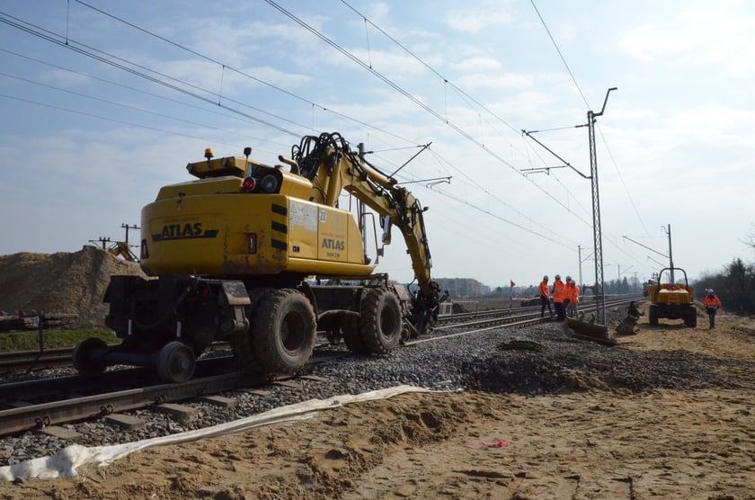 budowa przystanku Oława Zachodnia, marzec 2024