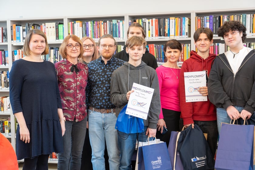 Uroczystość wręczenia nagród w konkursie „Szkolny Broker Informacji”