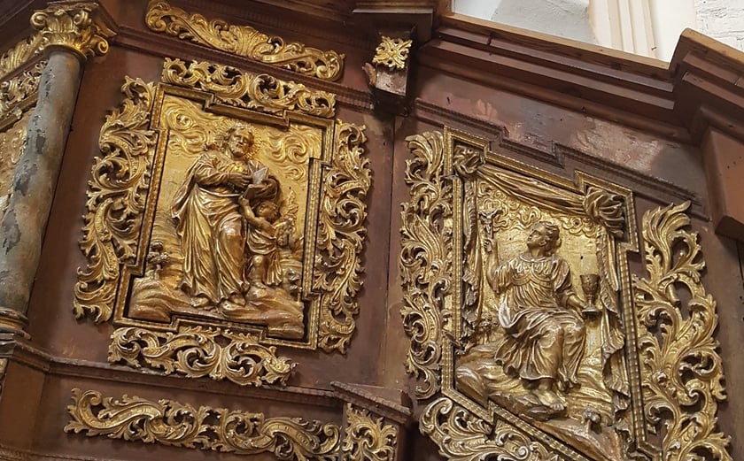 Rewnoacja barokowej ambony w kościele pw. św. Andrzeja Apostoła w Środzie Śląskiej