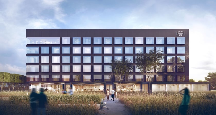 Hampton by Hilton Wroclaw Airport - wizualizacja