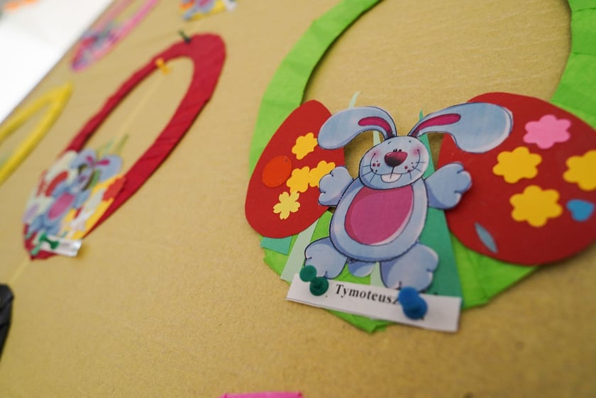 Spotkanie z Zajączkiem w Przedszkolu nr 149 „Tęczowa Polanka”