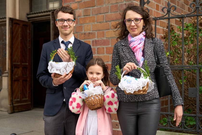 Swięcenie pokarmów w kościołach we Wrocławiu