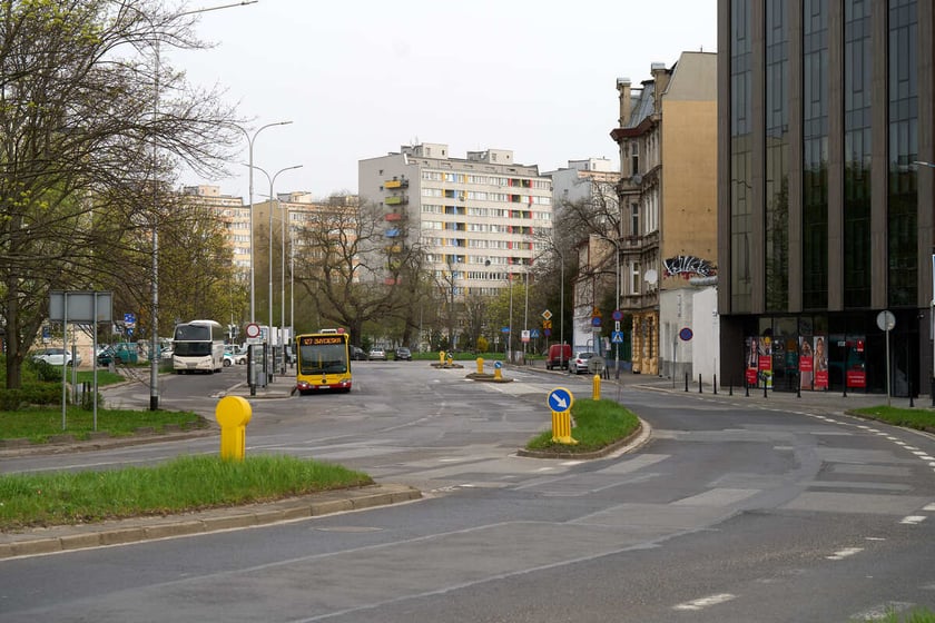 Puste miasto. Wrocław bez ludzi i bez samochodów. 31.03.2024