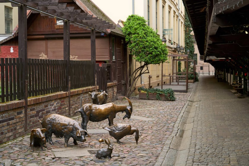 Puste miasto. Wrocław bez ludzi i bez samochodów. 31.03.2024