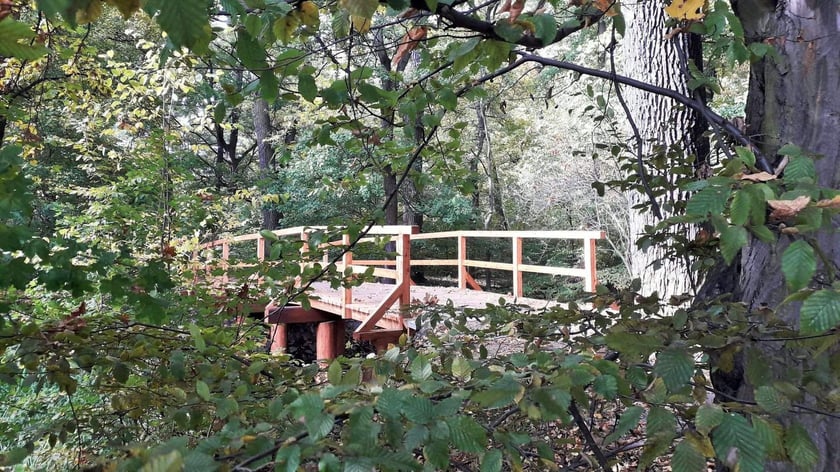 Nowy mostek na Sołtysowicach