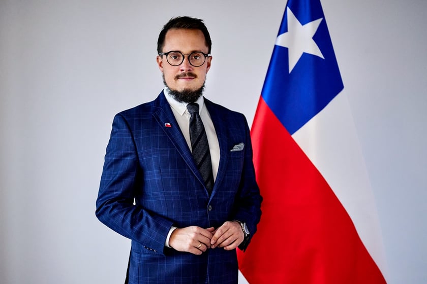 Dr Jędrzej Jachira, konsul honorowy Chile we Wrocławiu