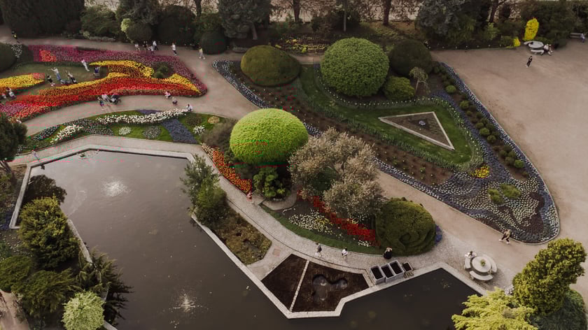 Ogród Botaniczny - widok z drona