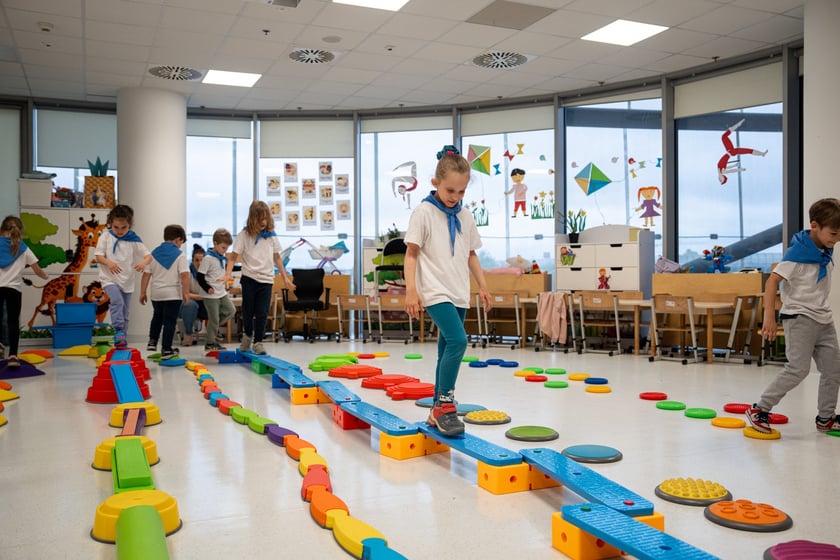 „Niebieskie Igrzyska” przedszkolaków z Wrocławia