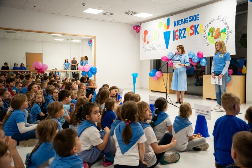 „Niebieskie Igrzyska” przedszkolaków z Wrocławia