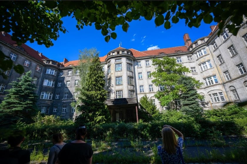 Budynki poszpitalne przy Traugutta w 2022 roku